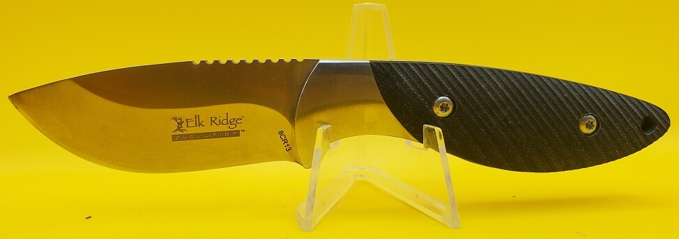 ELK RIDGE EVOLUTION ERE-FIX014PL-BK FIXED BLADE KNIFE