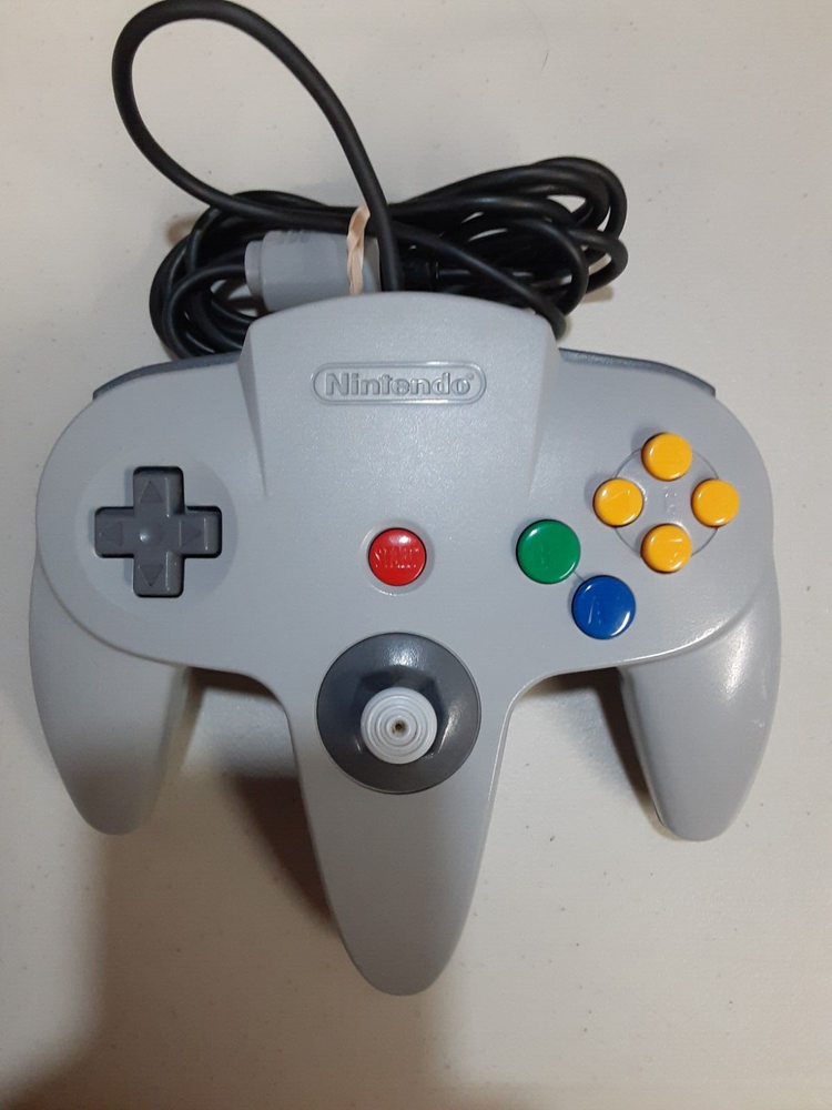 Nintendo 64 N64 Gray Controller Authentic OEM Tested & Working Rebuilt Joysticks