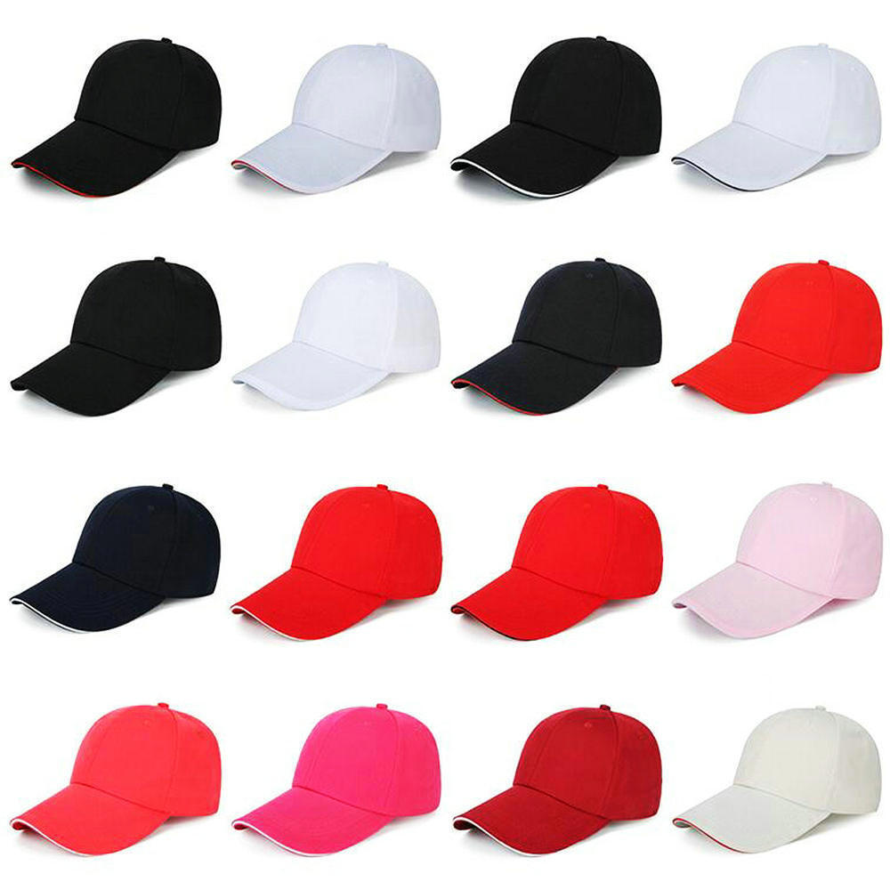 Cotton Baseball Cap Ball Dad Hat Adjustable Plain Solid Washed For Men Women Hat