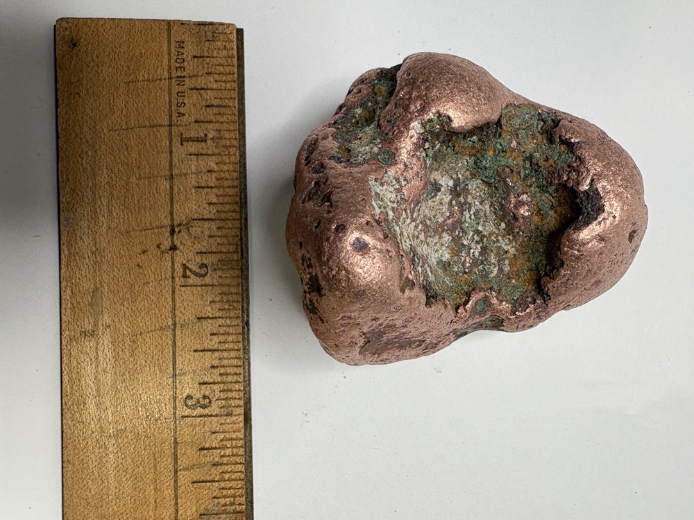 Pure Solid Native Michigan Float Copper Mineral Display Specimen Upper Peninsula