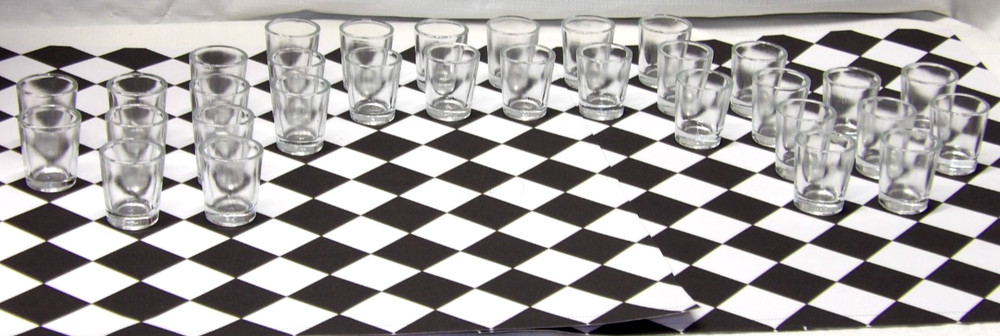 Mini Shot Glasses• (I Think It's A Chess Set)• 32 Pcs.•