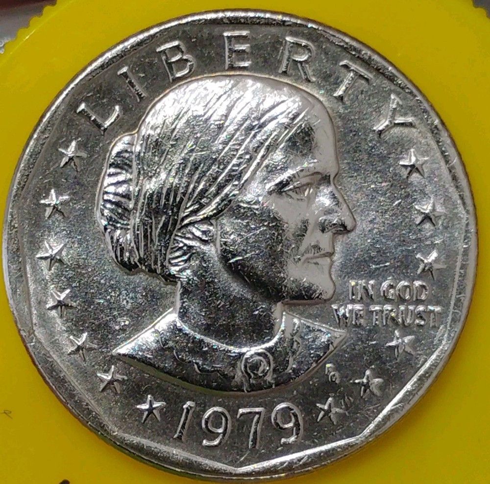 1979-P Susan B. Anthony Dollar Full Mintmark Error