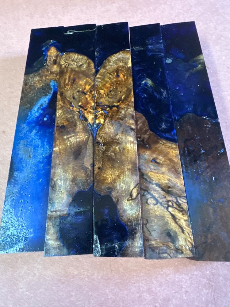 STABILIZED HYBRID MANGO BURL, PENBLANKS TOOL HANDLES MB146