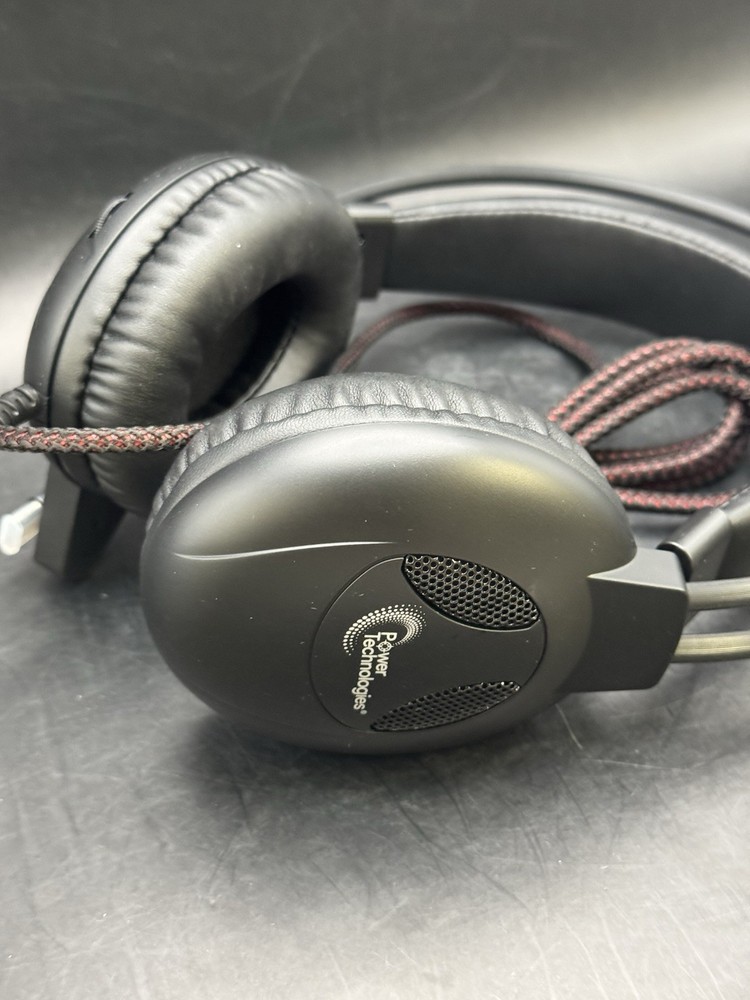 Power Technologies Classroom Headset AC-HPM-USB-BLK-C Headphones