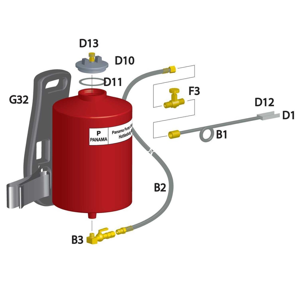 Panama Backpack Drip Torch 24” Wand