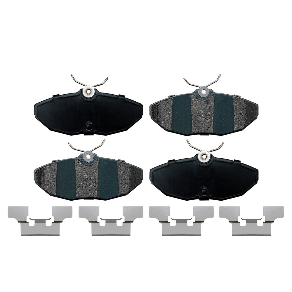 Front & Rear Ceramic Brake Pads for Ford Thunderbird Jaguar S-Type Lincoln LS