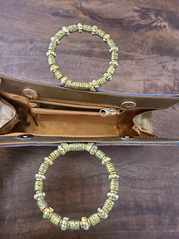 Gorgeous Vintage Silk Clutch from India