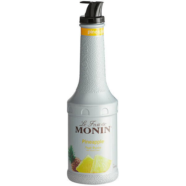 Monin 1 Liter Pineapple Fruit Puree