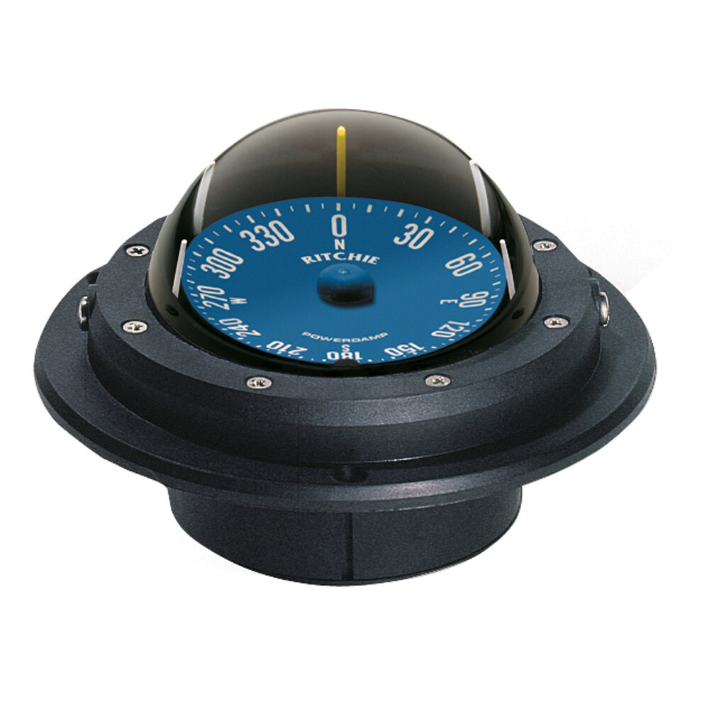 Ritchie RU-90 Voyager Marine Compass Flush Mount  Black