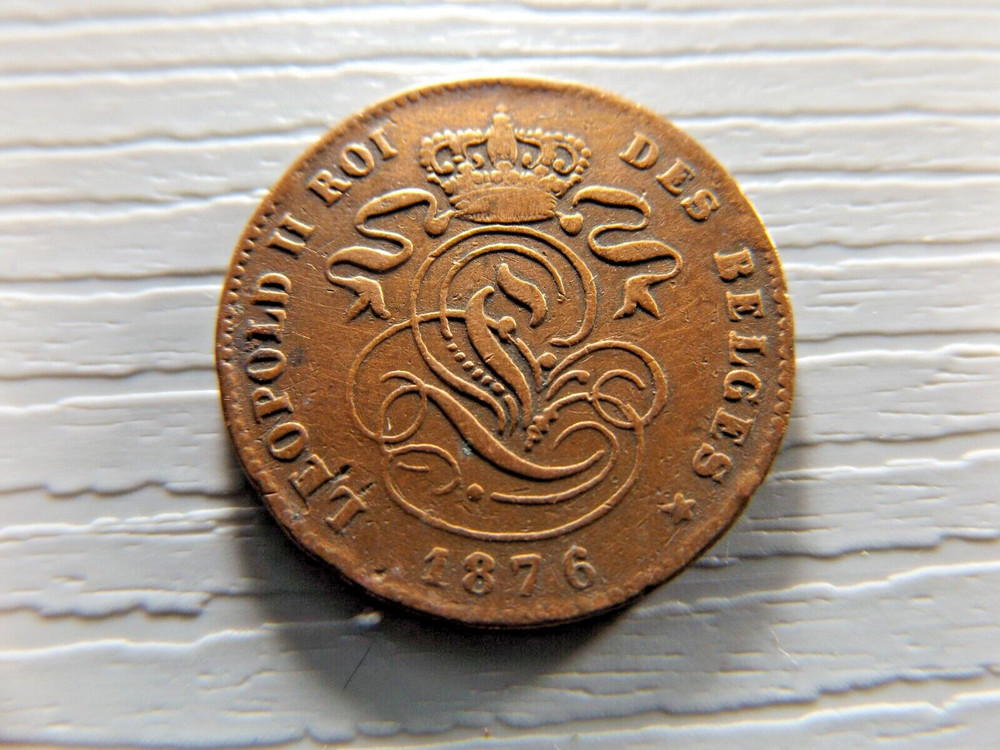 BELGIUM 1876 2 Cents