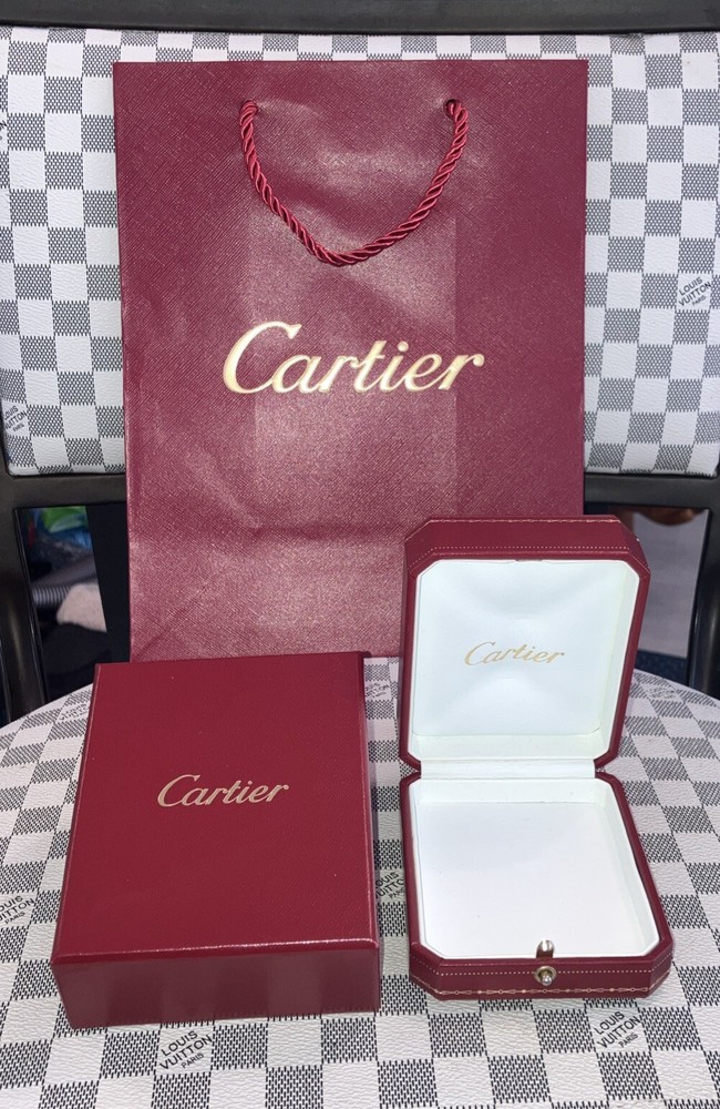 Cartier Jewelry Case , Outer Box & Gift Bag Set.