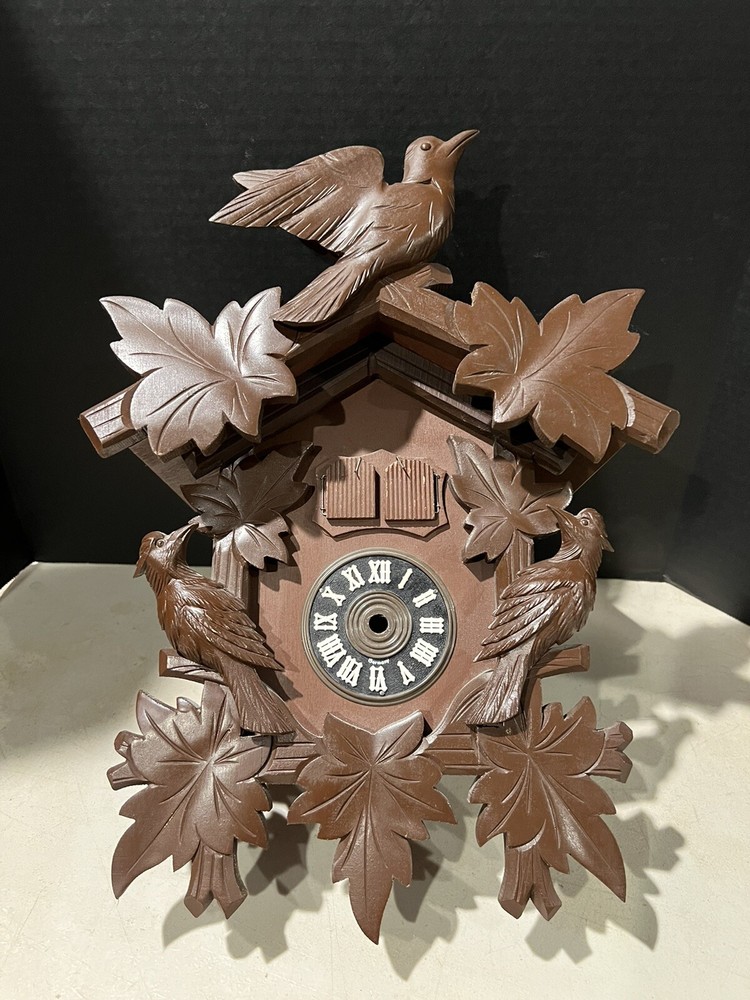 Vintage Cuckoo Clock Wooden Case