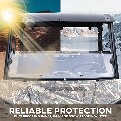 Clear Front Half Windshield for Polaris Ranger 570 Midsize, Lightly Dustproof