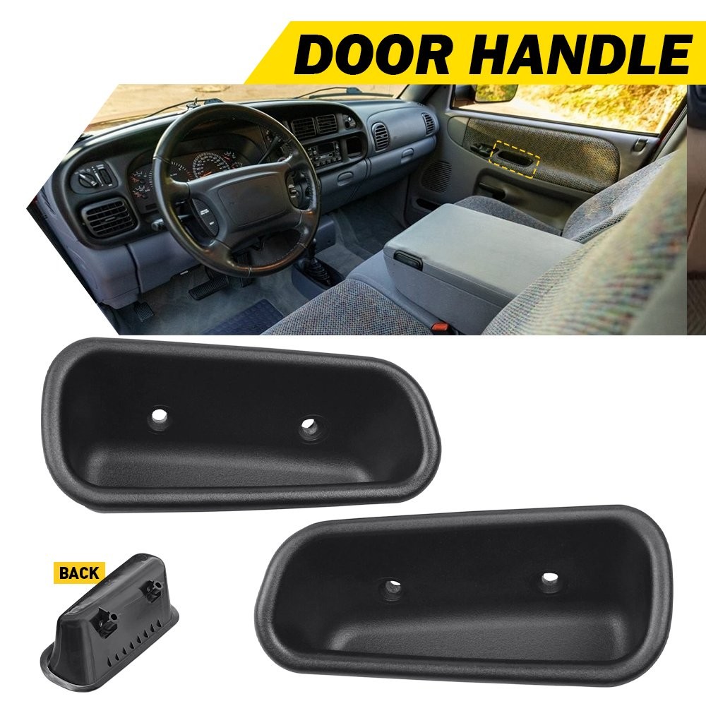 2 For 1994-2001 2002 Dodge Ram 1500 2500 3500 Front RH & LH Door Pull Handle Cup