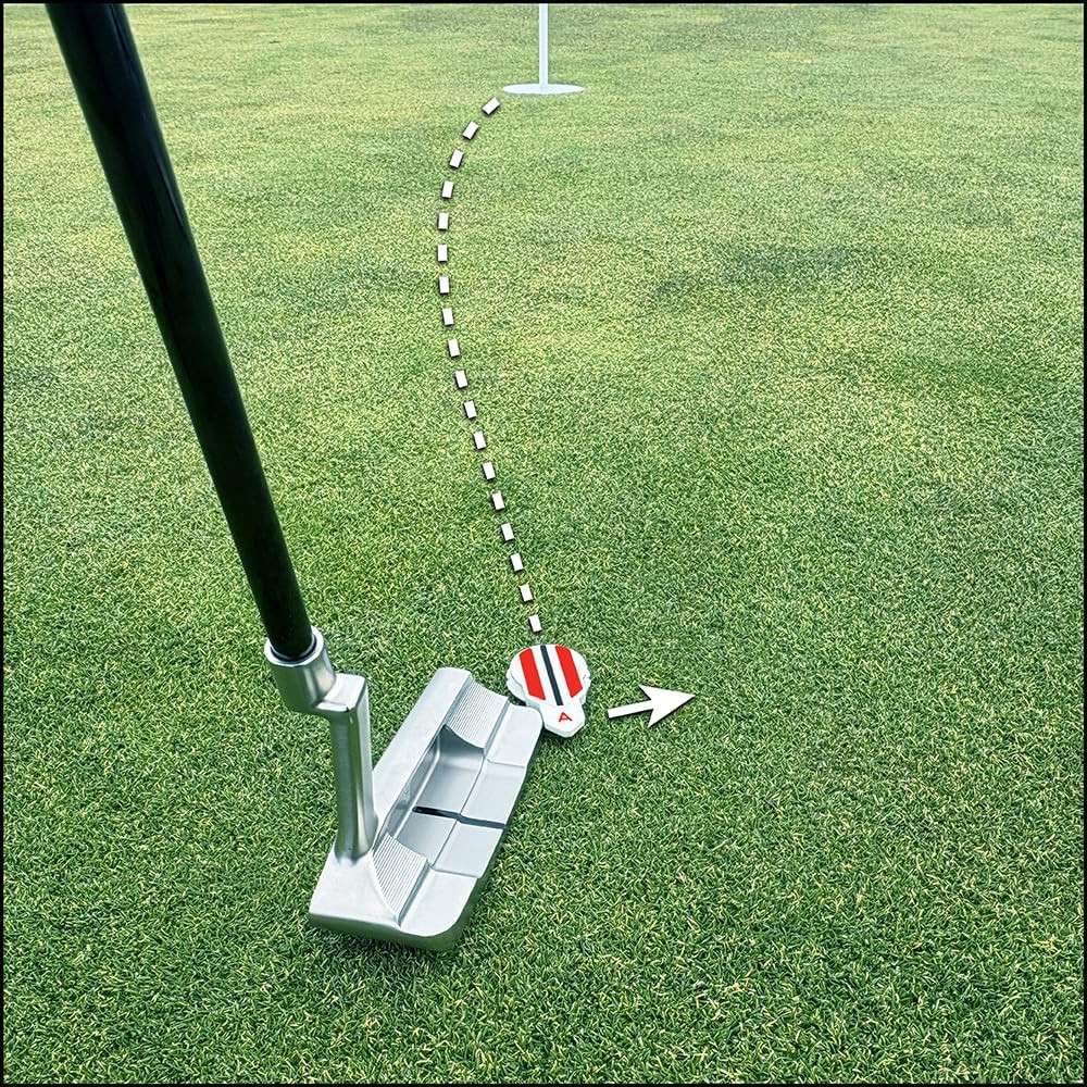 Putting Alignment Aid Tool - Golf Ball Marker - Rotate to Aim - Golf Gift Access