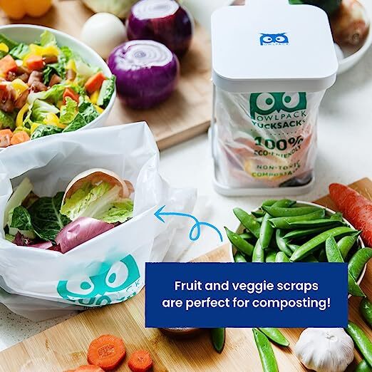 Owlpack Yucksacks Compostable 2 gal Bags - 30 count