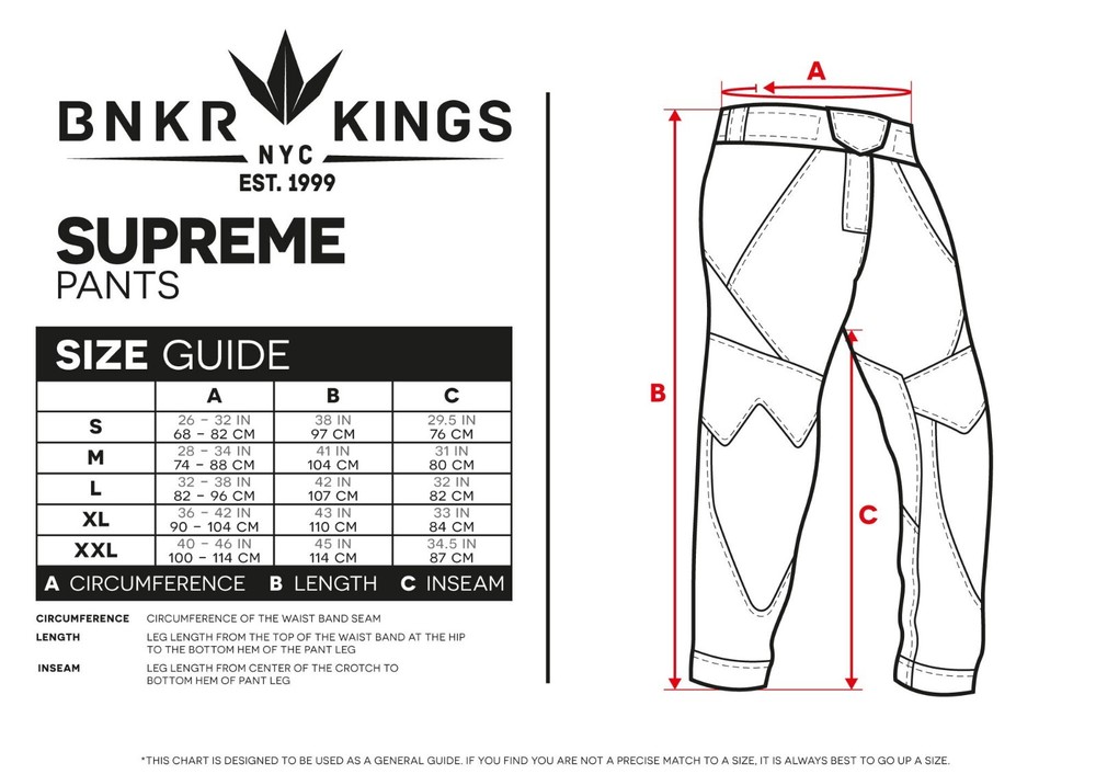 Bunkerkings Supreme Pants Blue Large (29-37)