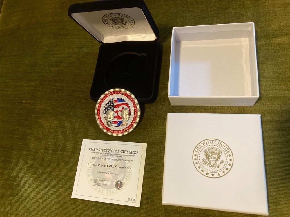 Trump - Korean Peace Talks Summit Coin