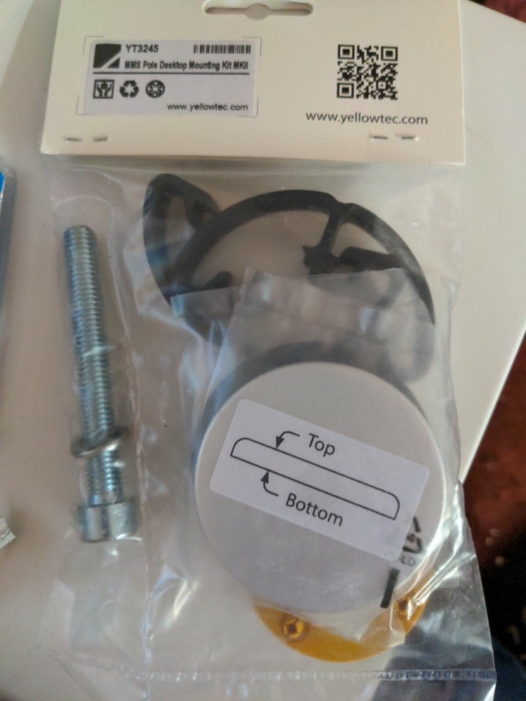 Yellowtec m!ka | System Pole Desktop Mounting Kit (YT3245)