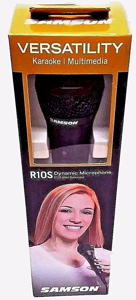 Karaoke Multimedia Microphone Samson Versatility R10S Dynamic Microphone - NEW!