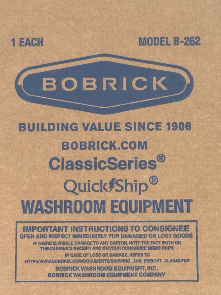 Bobrick B-262 ClassicSeries Surface Mount Paper Towel Dispenser NIB