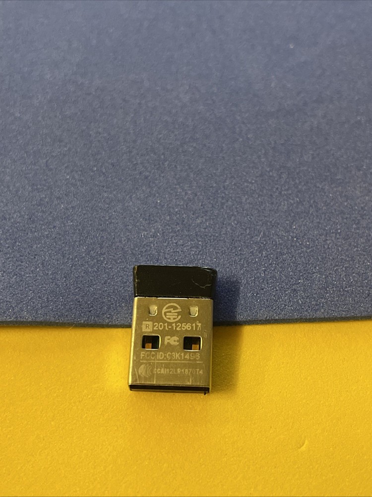 Original Microsoft Model 1496 Nano Wireless USB Adapter.