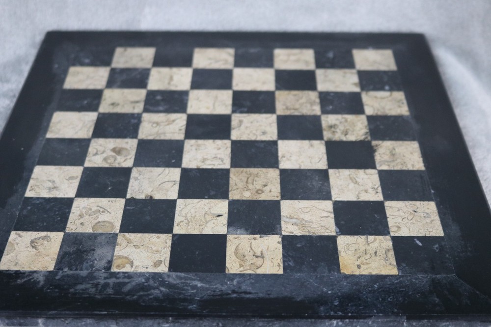 Marble Stone Handcrafted Chess Set w/ Case