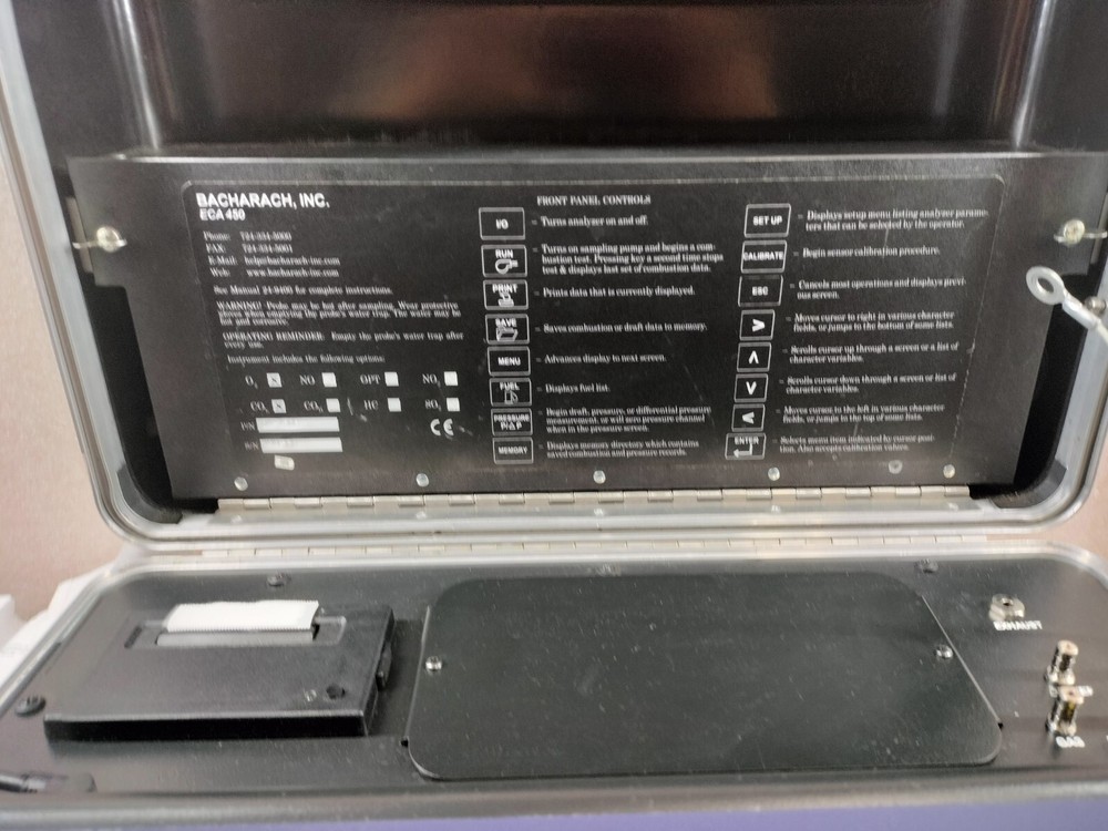 Bacharach ECA-450 Environmental Combustion Analyzer