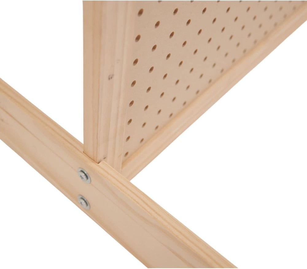 Standing Pegboard Display Craft Panel Organizer Screen 32" Wide x 48" High