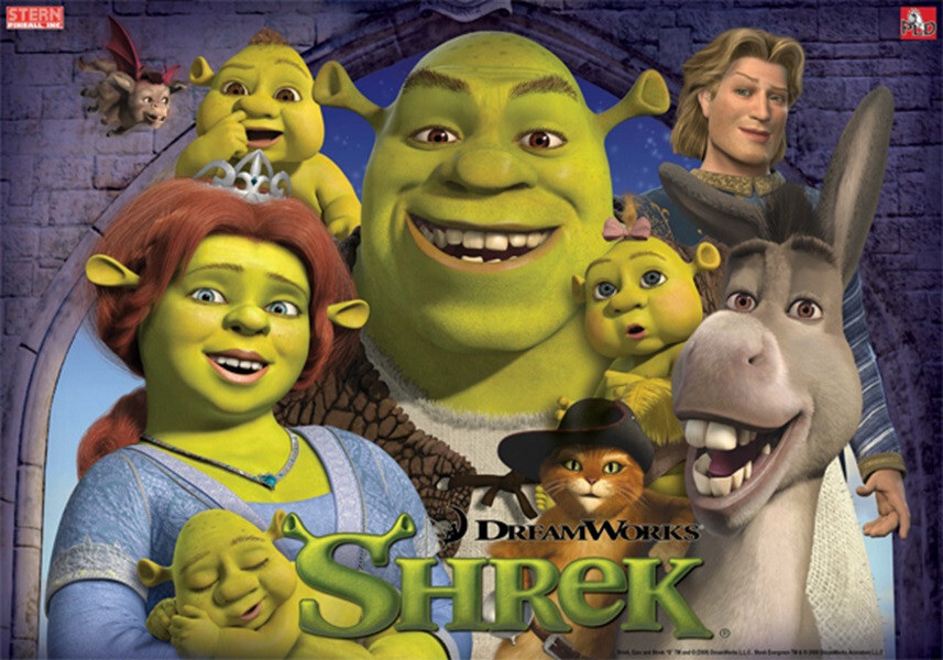 SHREK - NON GHOSTING Lighting Kit custom SUPER BRIGHT PINBALL LED KIT