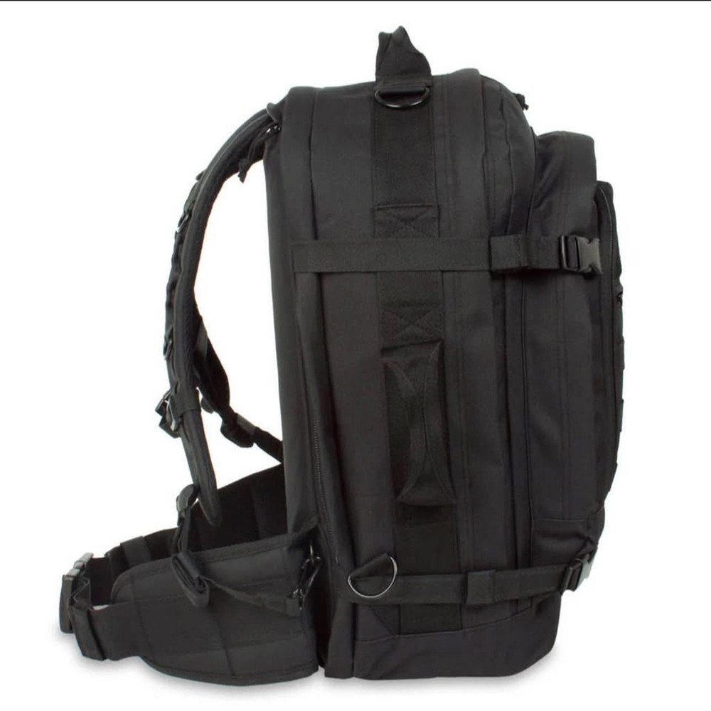 Tactical Backpack Black MOLLE Bugout Travel Camping EDC Pack