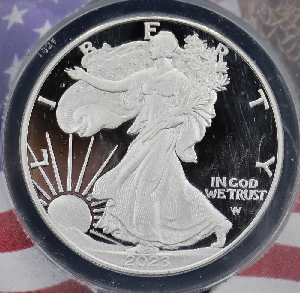 2023-W American Eagle ANACS PR70