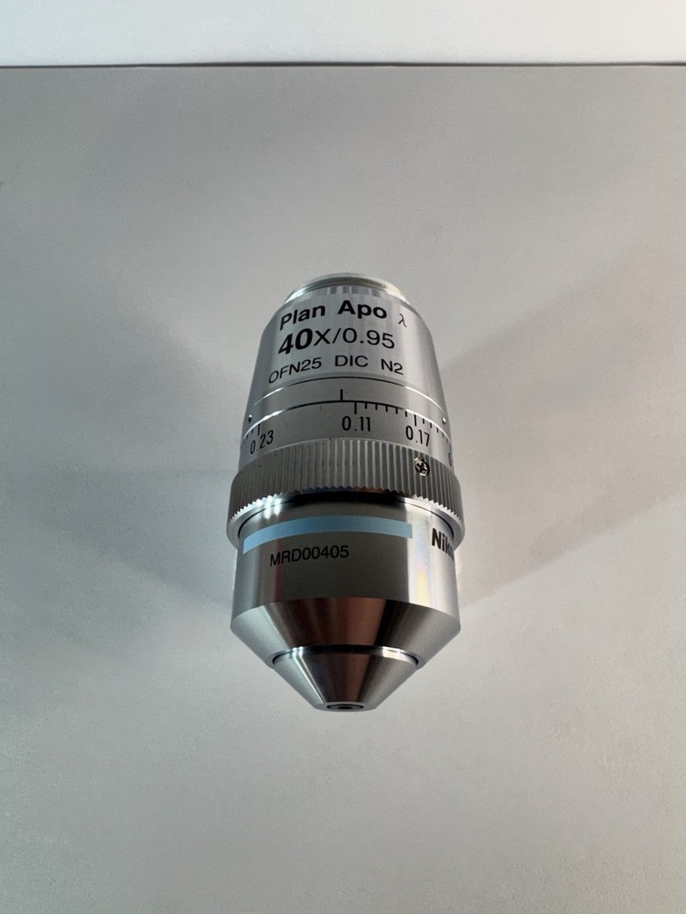Nikon Plan Apo Lambda λ 40x/0.95 DIC N2 Microscope Objective – CFI60 – OFN25