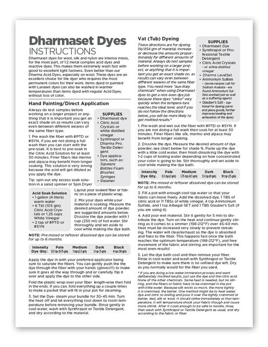 Dharmaset Acid dye, 50g