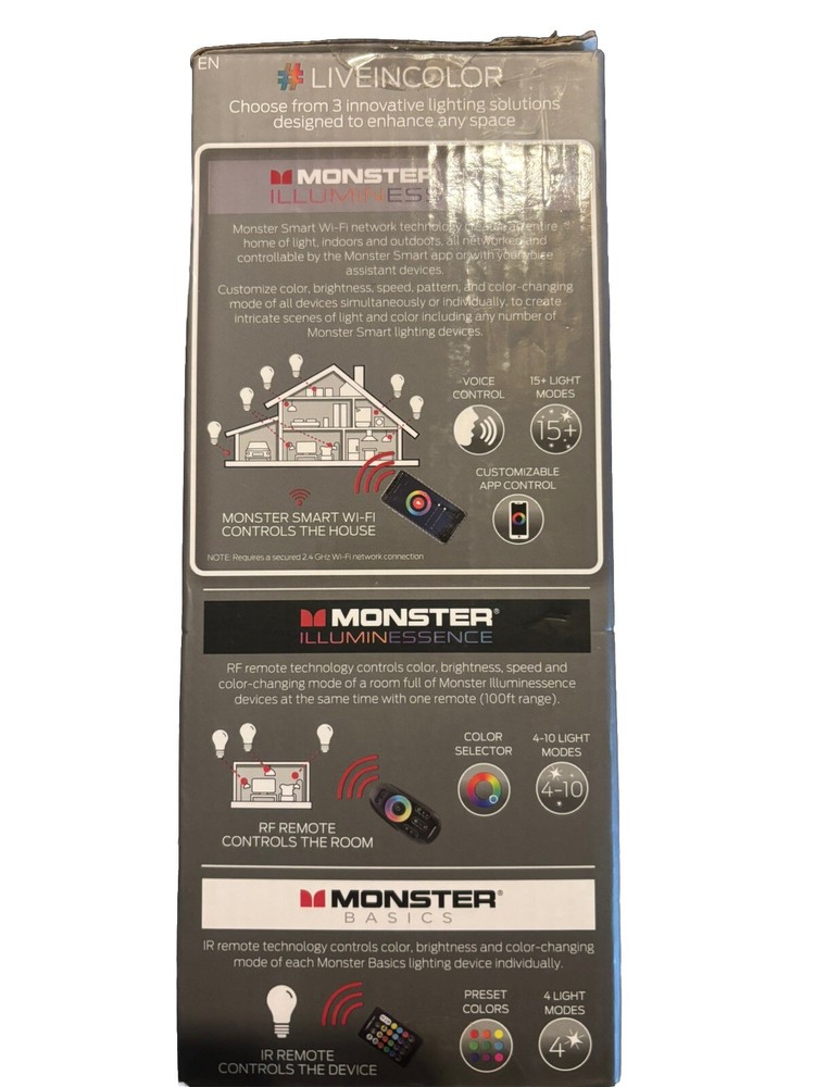 Monster Smart illuminessence Digit 3D LED