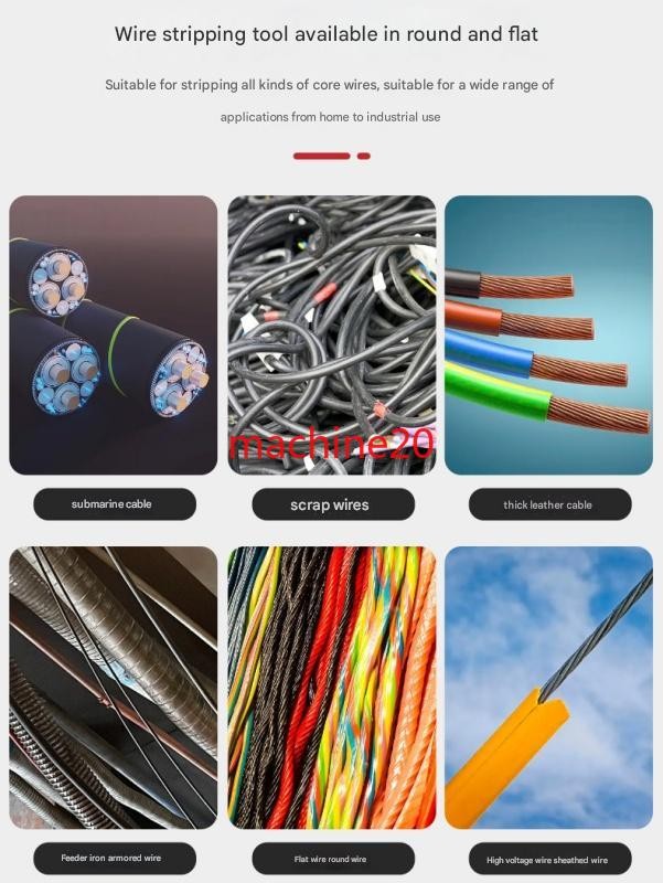 Optical fiber cable stripping machine Wire stripping machine