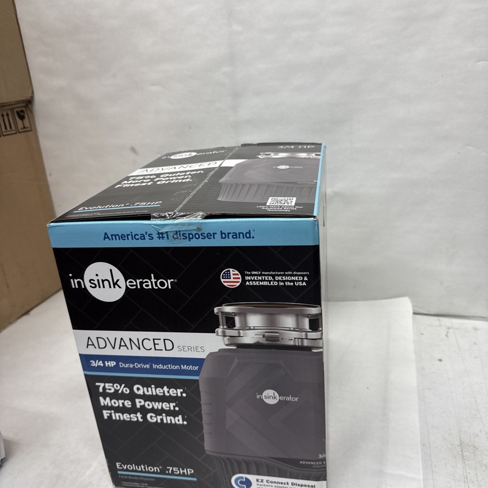 InSinkErator EVOLUTION 0.75HP 3/4 HP, Advanced Series EZ Connect Continuous F...