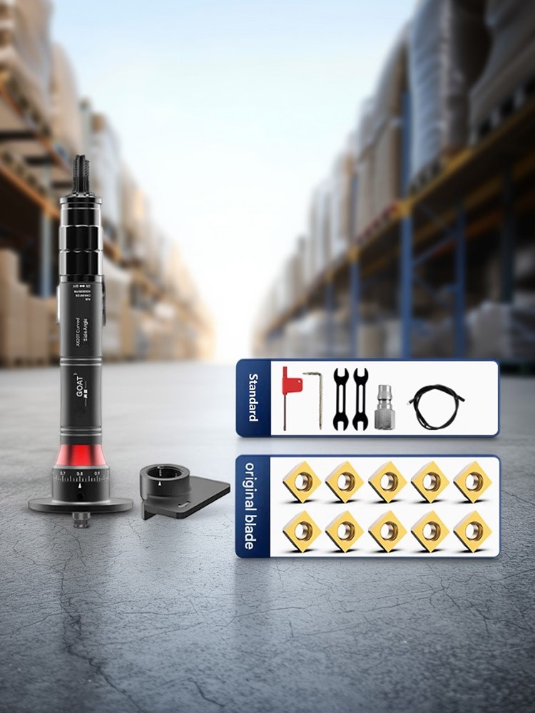 Woodworking Mini Pneumatic Chamfering Machine Metal Deburring Chamfering Tool