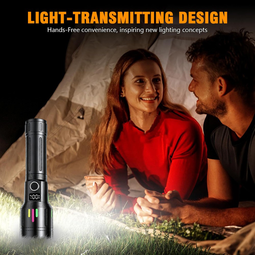 Rechargeable 990000000LM Super Bright LED Flashlight Tactical LED Work Light