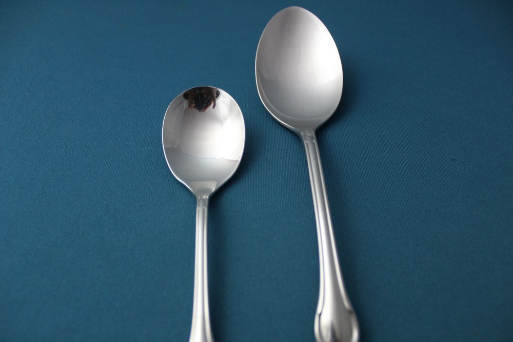 Reed & Barton MODERN PROVINCIAL Serving (2pc Set) Tablespoon / Sugar Stainless