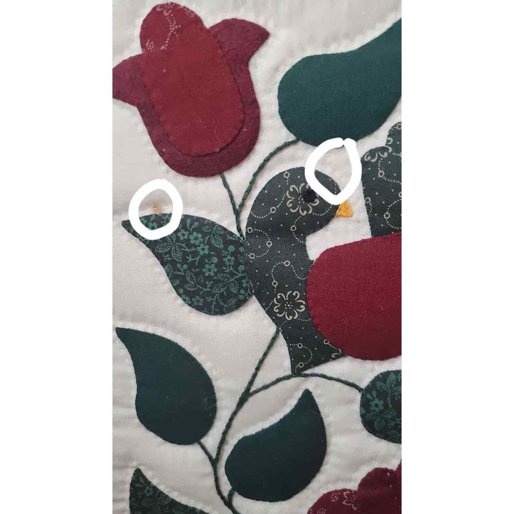 Framed quilt square art