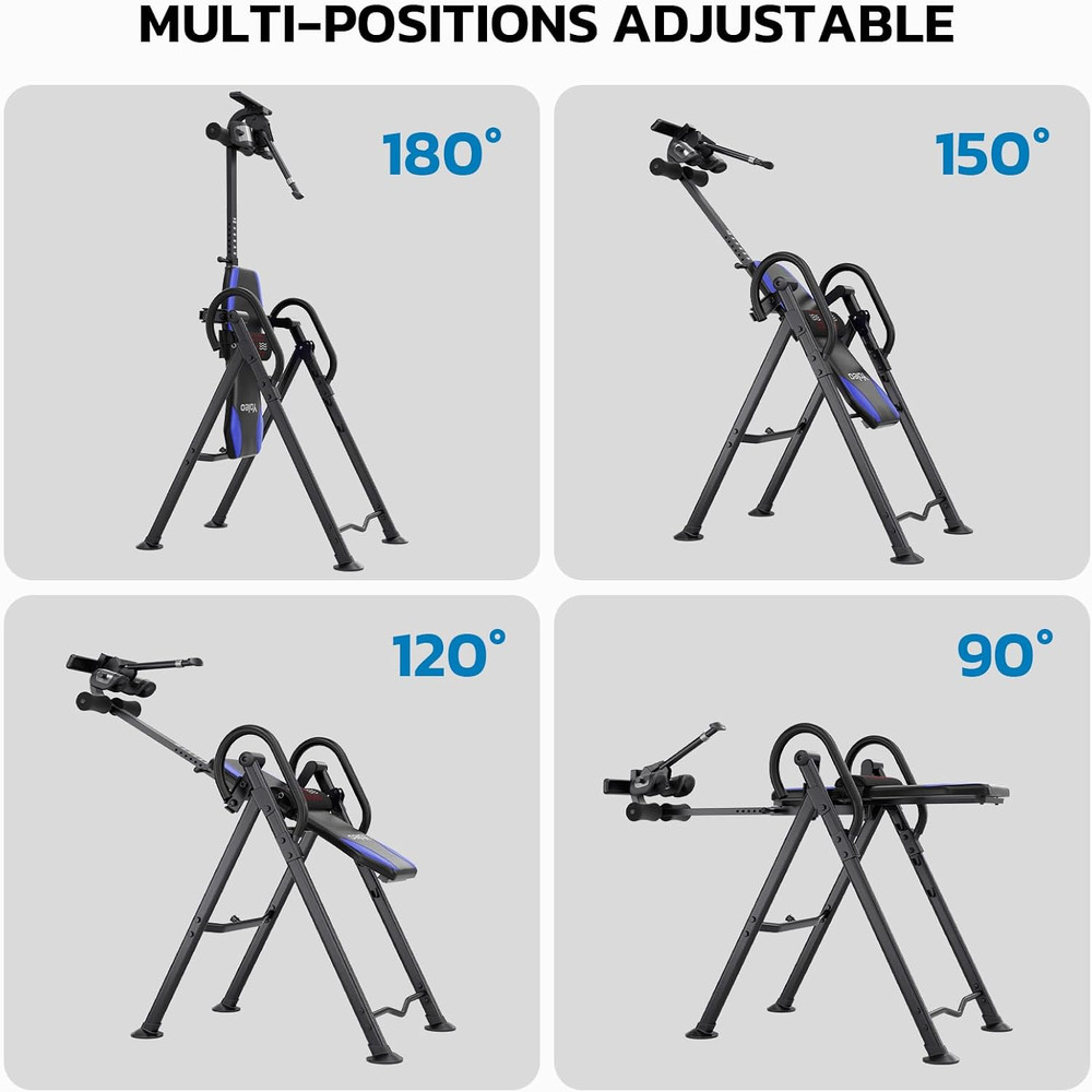 YOLEO Gravity Inversion Table for Back Pain Relief 2026 New Inversion Table W/He