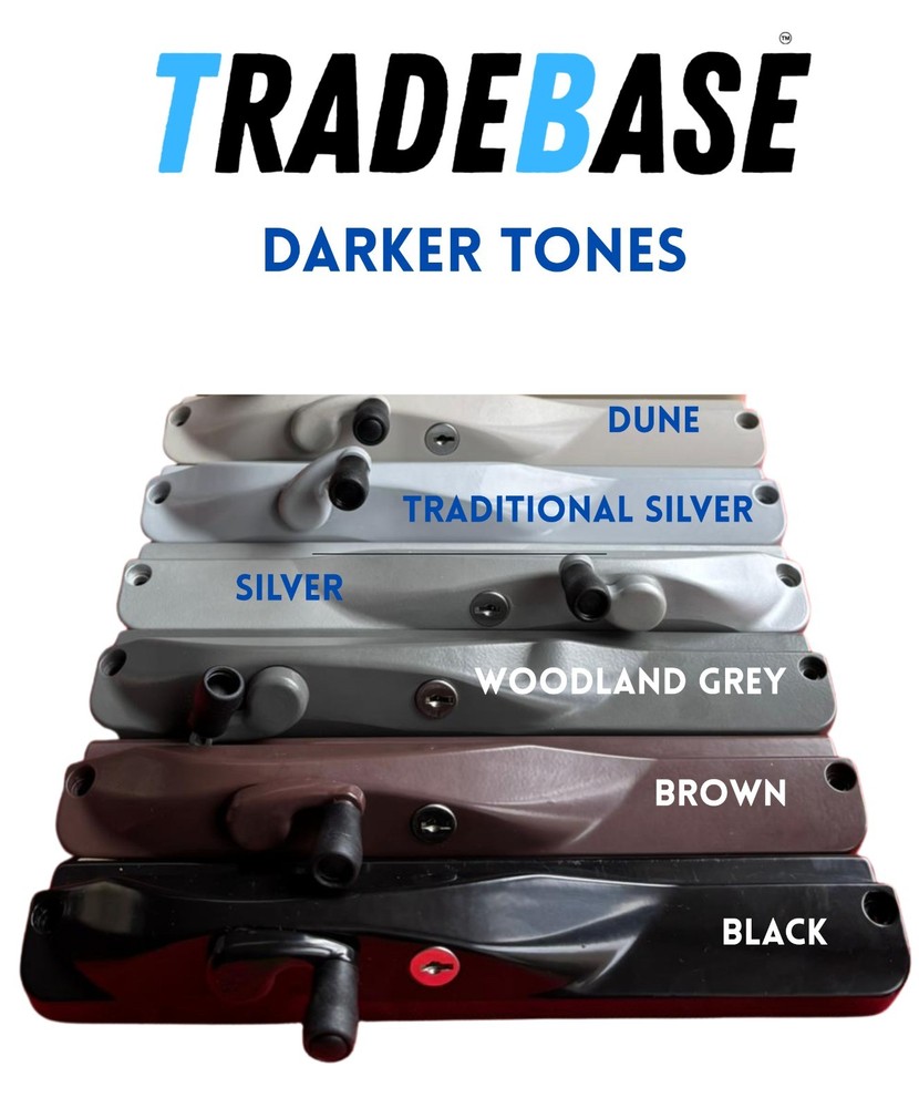 TRADEBASE Window Chain Winder Black- Non Locking