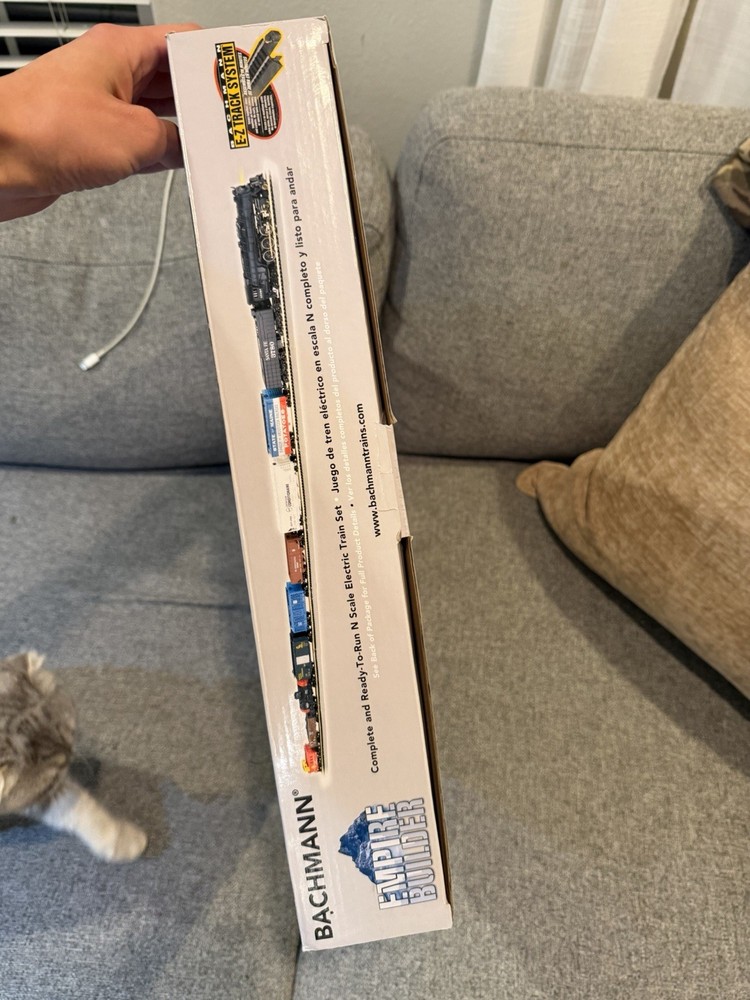 Bachmann Scale Empire Builder Steam Starter Freight Train Set