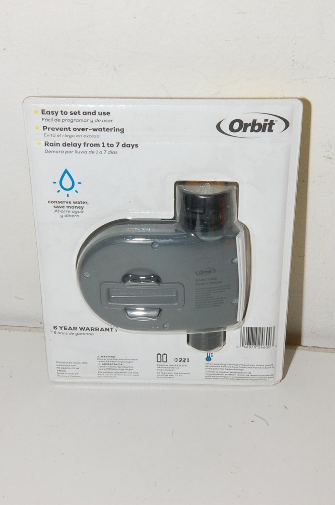 Orbit Conserve Digital Water Timer 1 Outlet - NEW Programmable