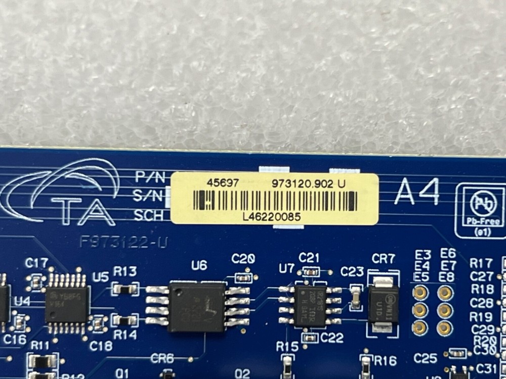 TA 973120-90 Industrial PCB Board - Blue / Great Condition