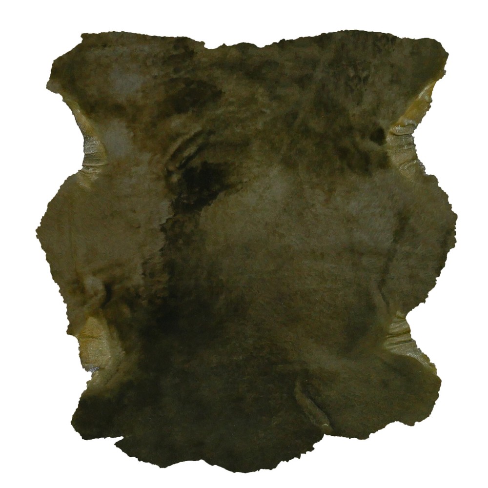 Glacier Wear Olive Shearling - Olive Back