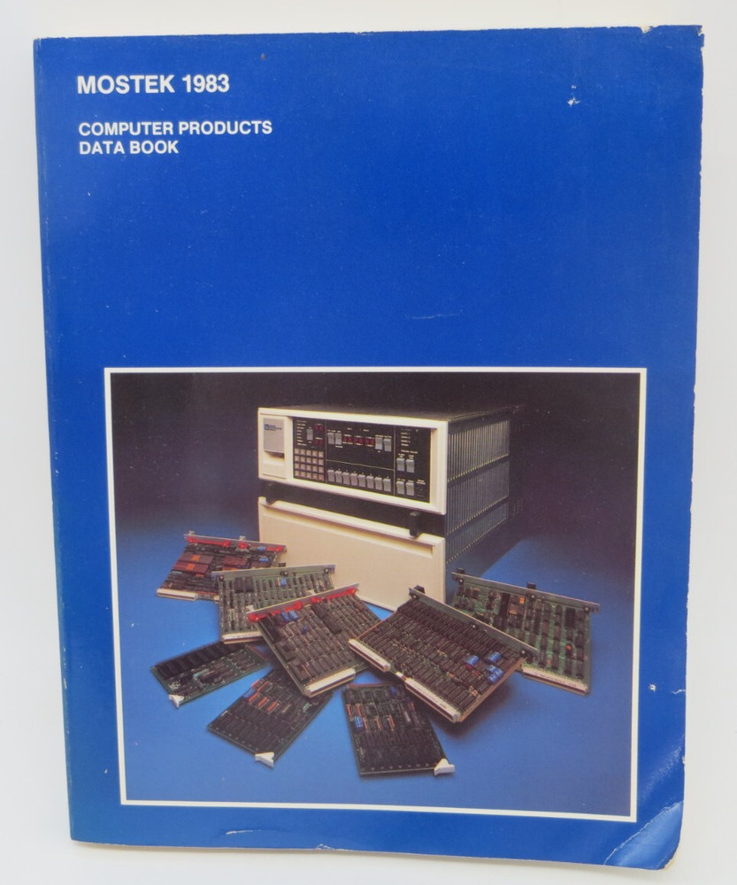 MOSTEK 1983 COMPUTER PRODUCTS DATA BOOK vintage computer tech book