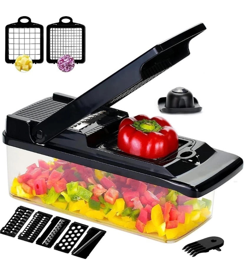 Efficient Multifunctional Kitchen Dicer - Vegetable Fruit Onion Chopper Cutter