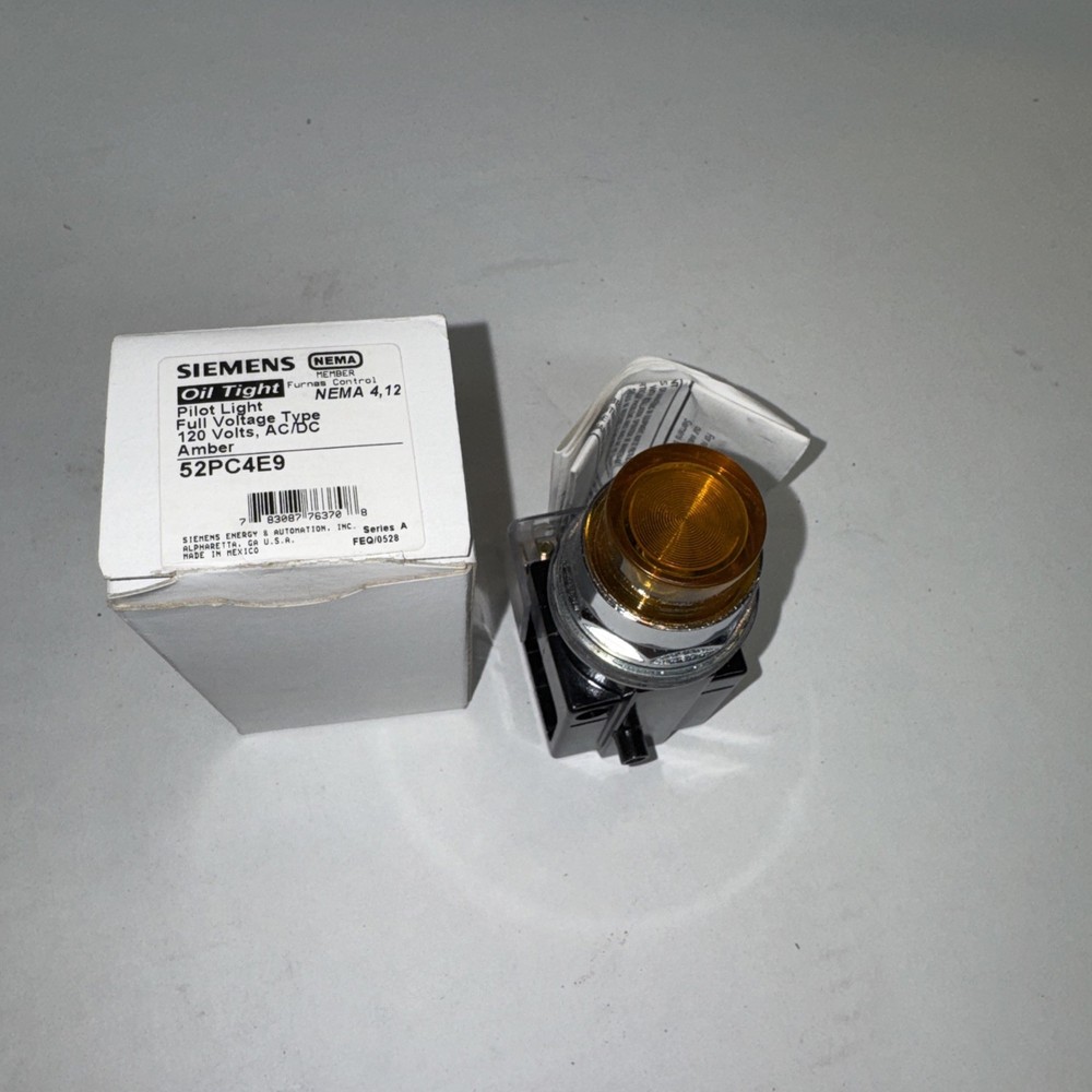 Siemens 52PC4E9 Oil Tight Pilot Light